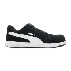 Iconic Suede Black Low Composite Toe Safety Shoes