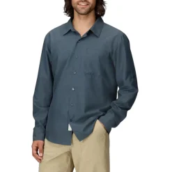 Men's AirExchange UPF 40 Long-Sleeve Collared Shirt