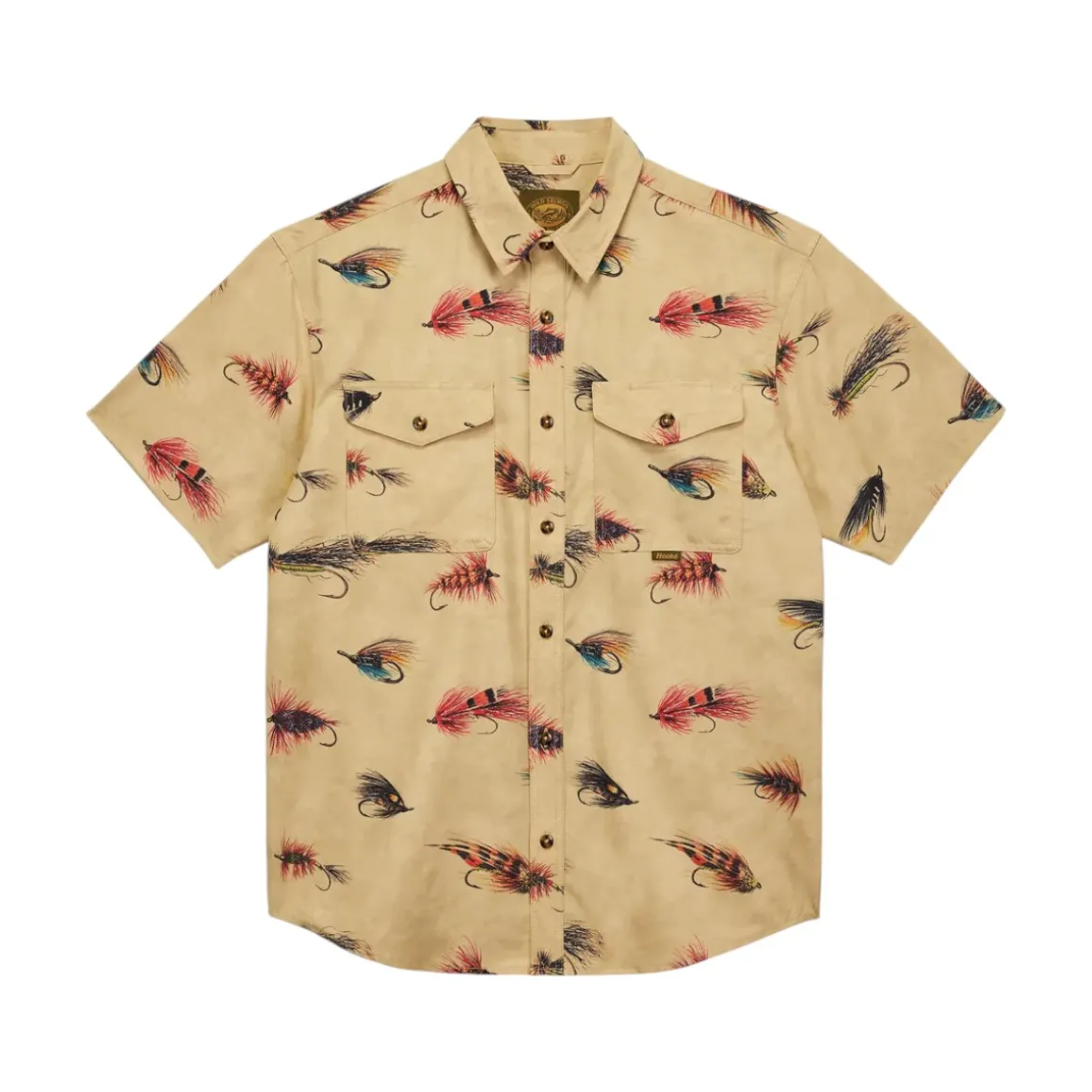 Men's Atlantic Salmon Flies Short Sleeve Shirt