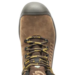 Men's Iron Brown Composite Toe Work Boots 8''