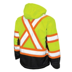 Men's Ripstop Fleece Lined Safety Jacket