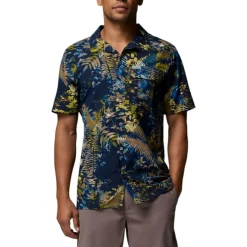 Men's Tech Trail Utility Printed Woven Short Sleeve Shirt