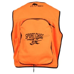 Orange Hunting Bib with Integrated Backpack