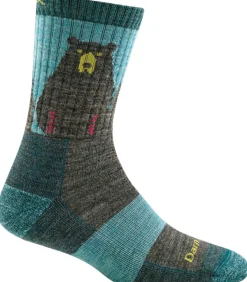 Women's Bear Town Micro Crew Lightweight Hiking Socks